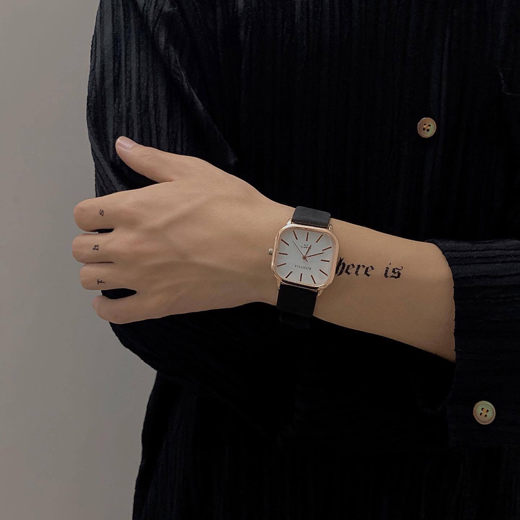 Đồng hồ Rosivga Nam Dây Da Chính Hãng Thiết Kế Đơn Giản Sang Trọng