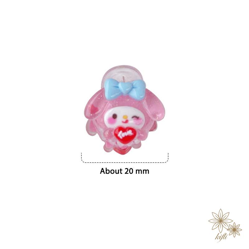 【kifli】Kẹp Tóc Mini Hình Melody / Cún Cinnamon / Melody / Chú Chó Tai To Màu Ngà Xinh Xắn Cho Bạn Gái