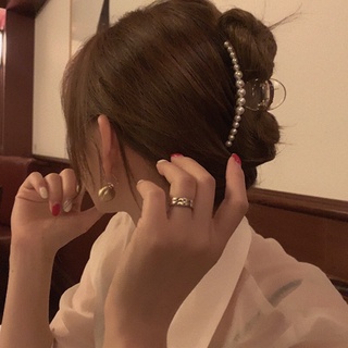 Kẹp tóc nhựa đính ngọc thời trang Hàn quốc november accessories