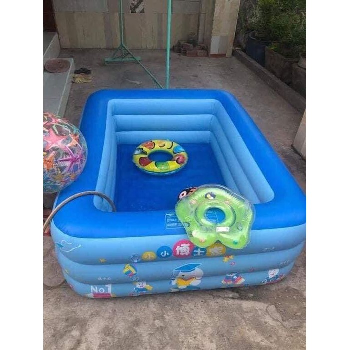 (BỂ BƠI PHAO) Bể Bơi 2 Tầng, 3Tầng Chính Hãng Loại 1m2 1m5 1m8 2m1