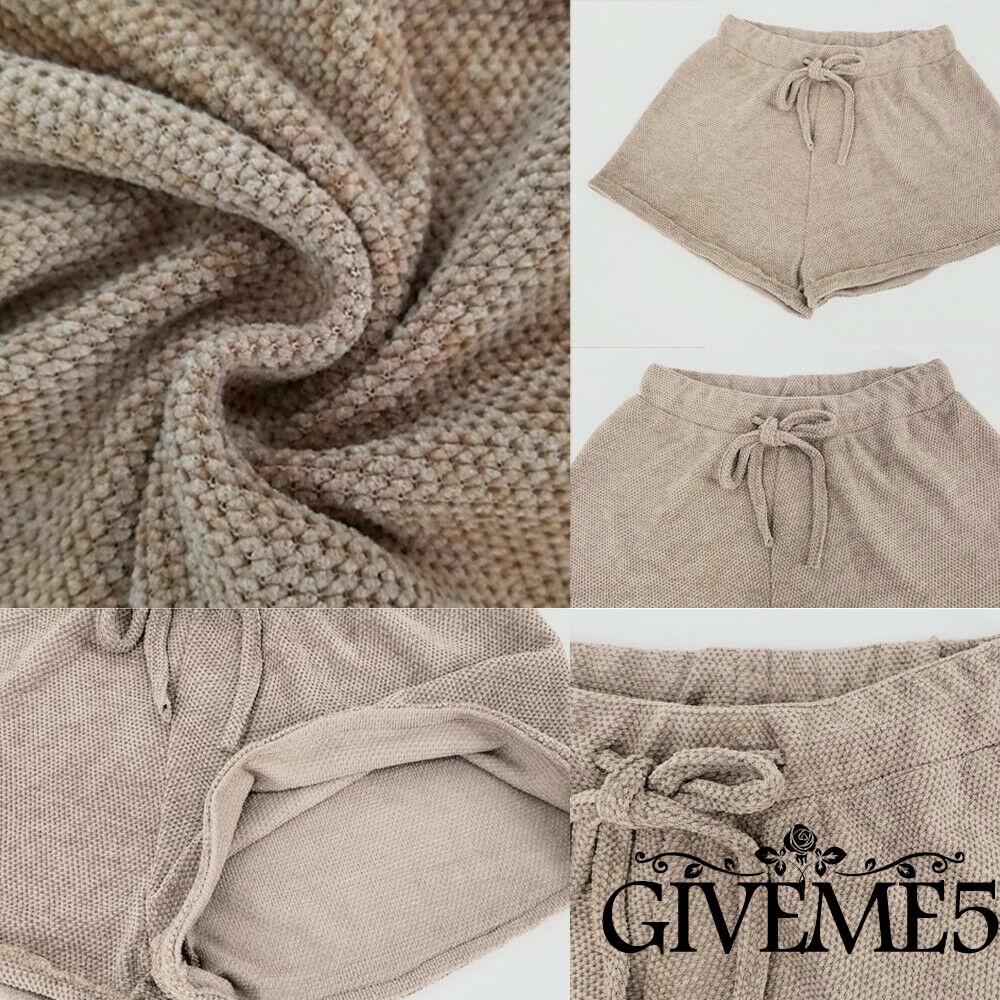 Quần Sóoc Lưng Cao Dáng Rộng Dành Cho Nữ