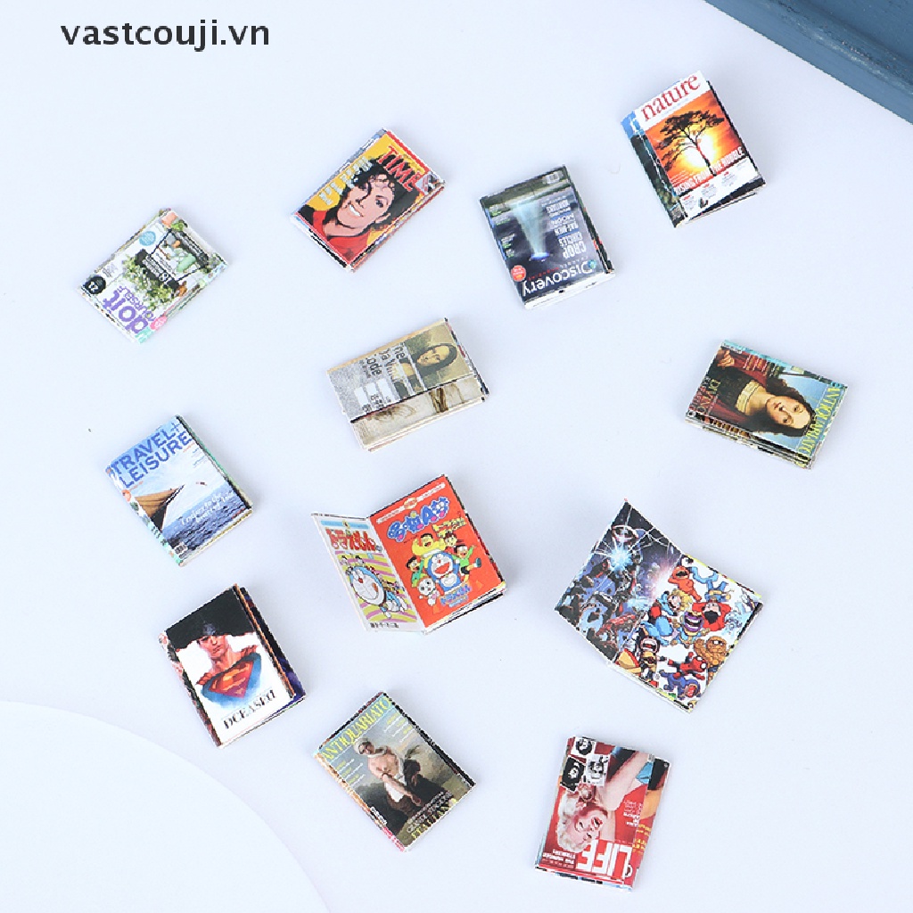 Bộ 12 Cuốn Sách Truyện Tranh Trang Trí Nhà Búp Bê