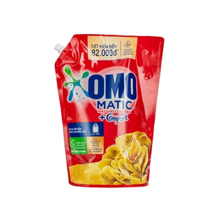 Nước giặt xả OMO Matic comfort tinh dầu thơm túi 3.55 lít