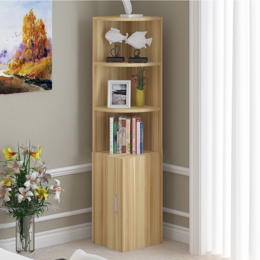 Tủ Góc Đơn Giản Lưu Trữ Đồ Phòng TG 66 Gỗ MDF Chống Ẩm Để Phòng Khách Phòng Ngủ Phòng Làm Việc - KICO HOME