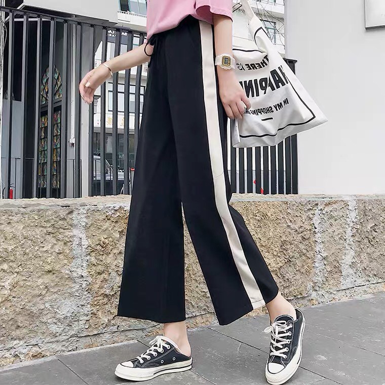 [chất đẹp, dày dặn] quần thể thao dáng culot nữ 3 sọc, 2 sọc, 1 sọc Friday | BigBuy360 - bigbuy360.vn