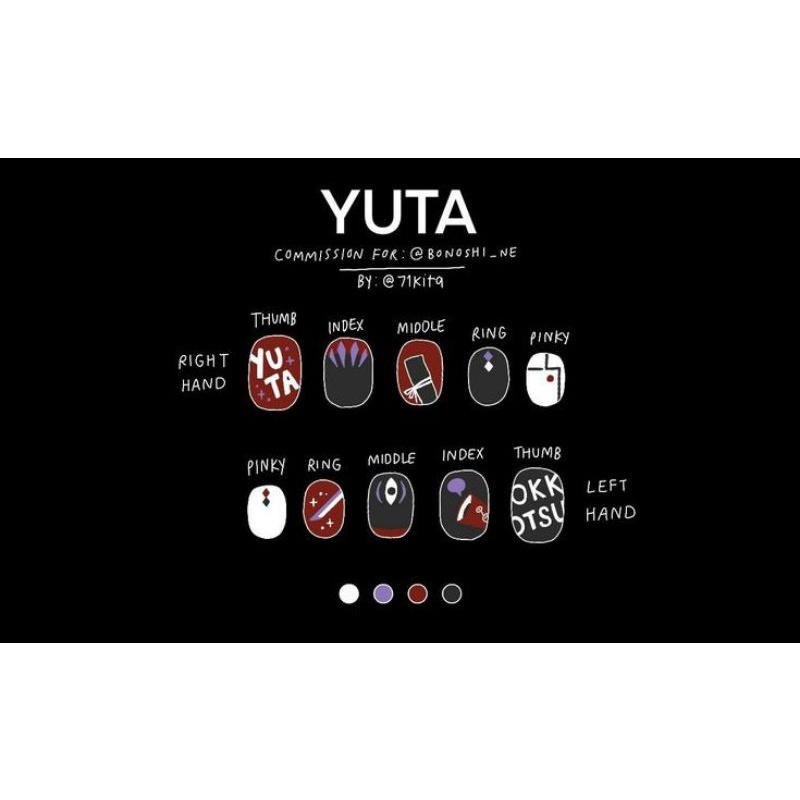 NailBox Art Design Jujutsu Kaisen