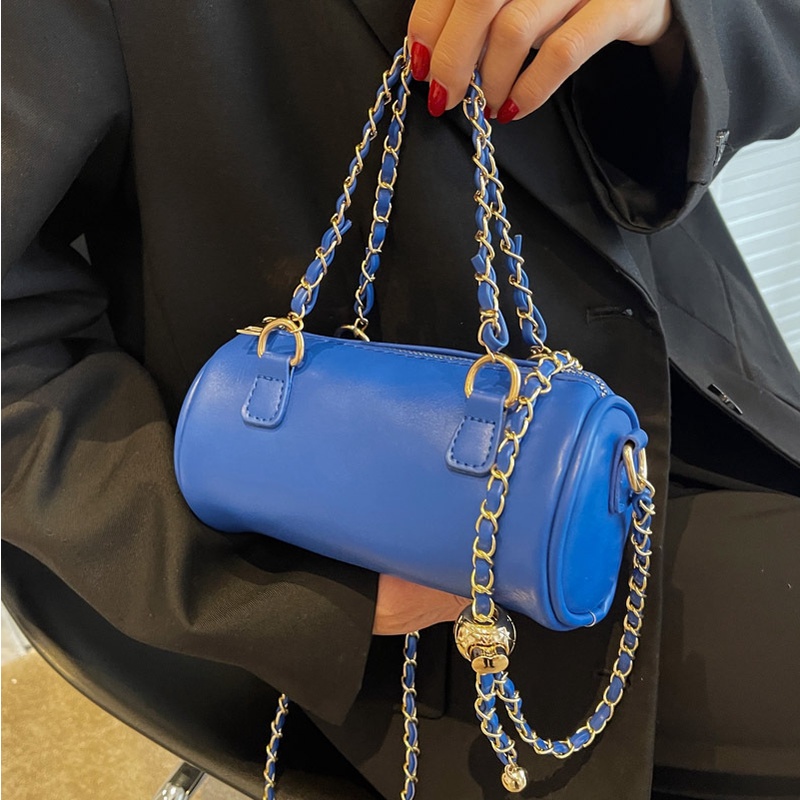 Túi Đeo Vai Hình Trụ Phong Cách Phương Tây Cho Nữ