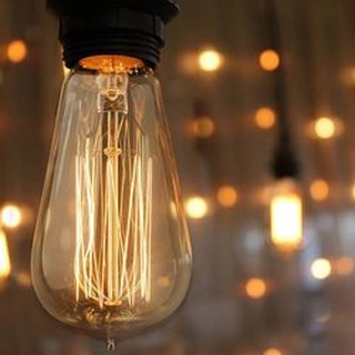 Hcm-bóng đèn edison vintage st64 sợi đốt, dây tóc e27