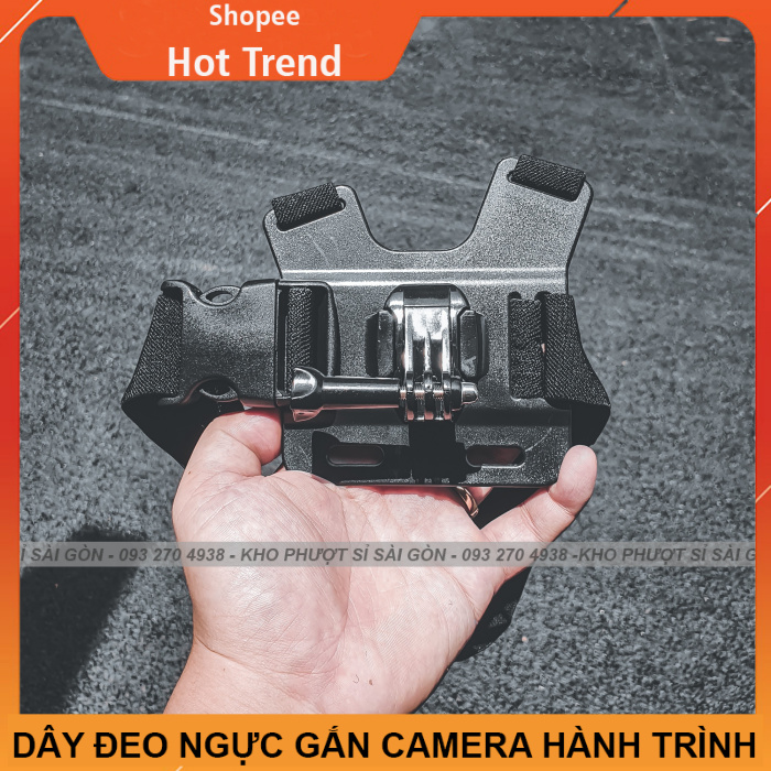 KHO HCM - Dây đeo CAMERA hành trình trước ngực chống rung - Dây đeo trước ngực dành cho camera Gopro - eken - SJcam