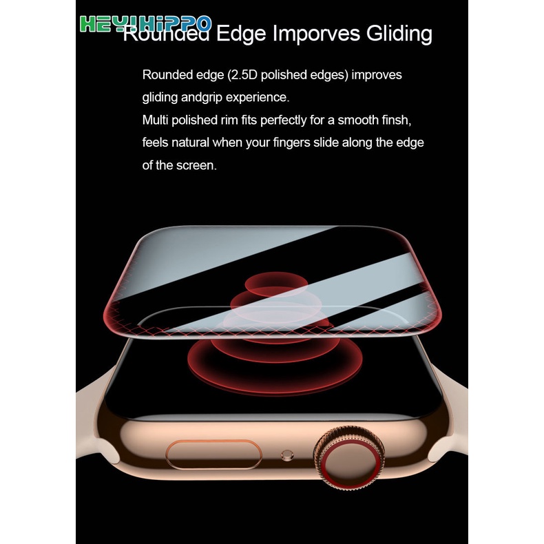 Miếng Dán Bảo Vệ Màn Hình Cho Đồng Hồ Thông Minh apple watch 41MM 45MM 7 6 SE 5 4 3 Kính