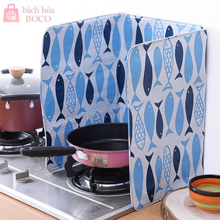 Tấm chắn dầu mỡ nhà bếp họa tiết