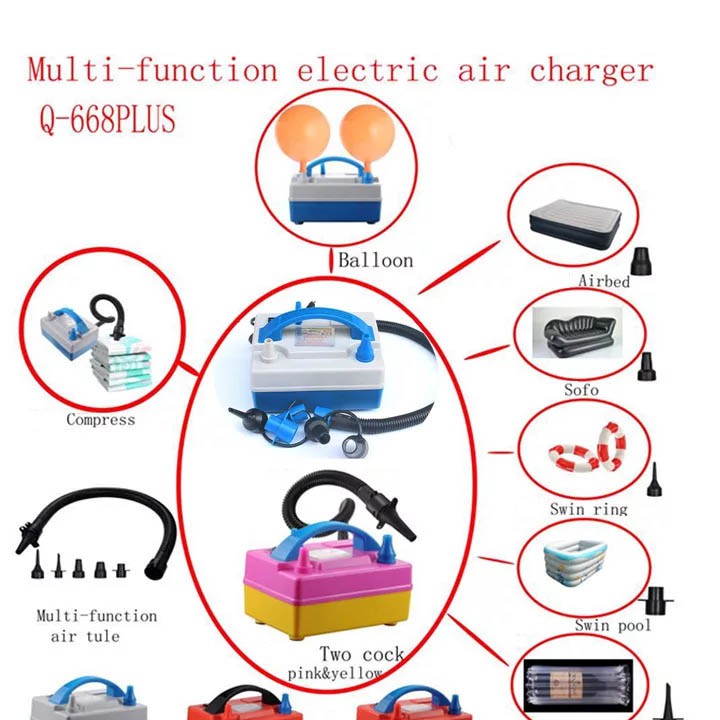 Máy Bơm Bong Bóng Q668Plus
