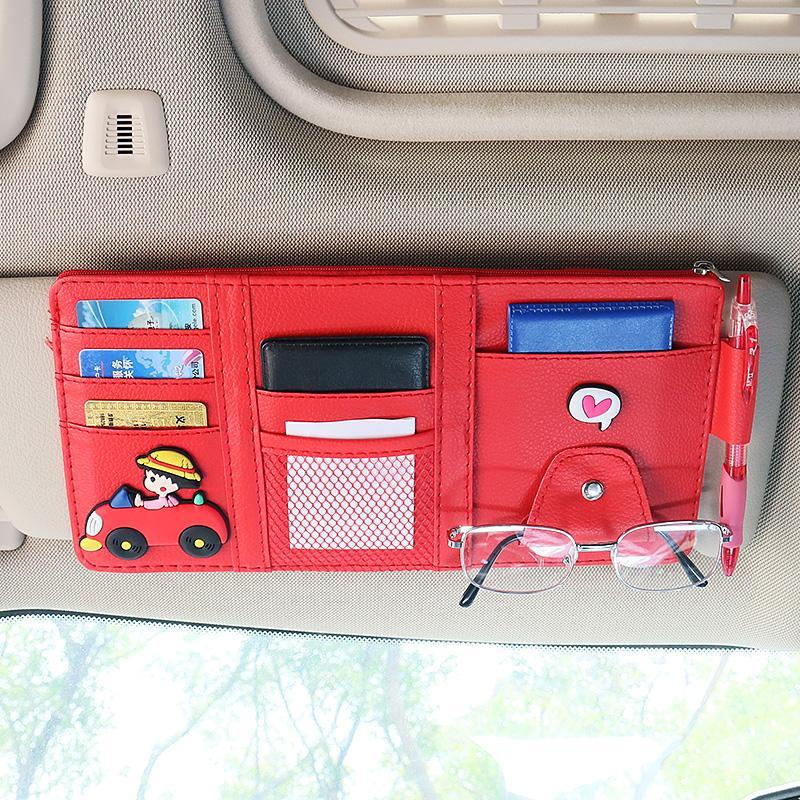 [Giá Nhà Máy] Túi Đựng Thẻ Tài Liệu / Kính / Tài Liệu Đa Năng Cho Xe Hơi
