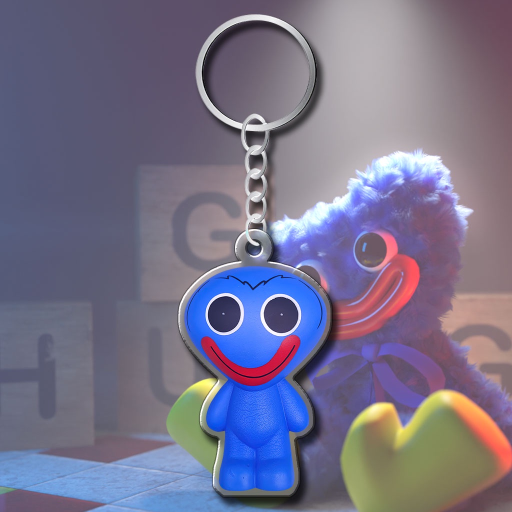 Móc khóa họa tiết Huggy Wuggy From Poppy Playtime dễ thương