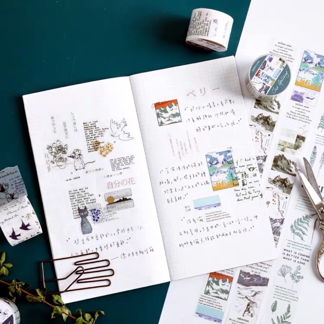 Băng keo dính hoạ tiết Vintage