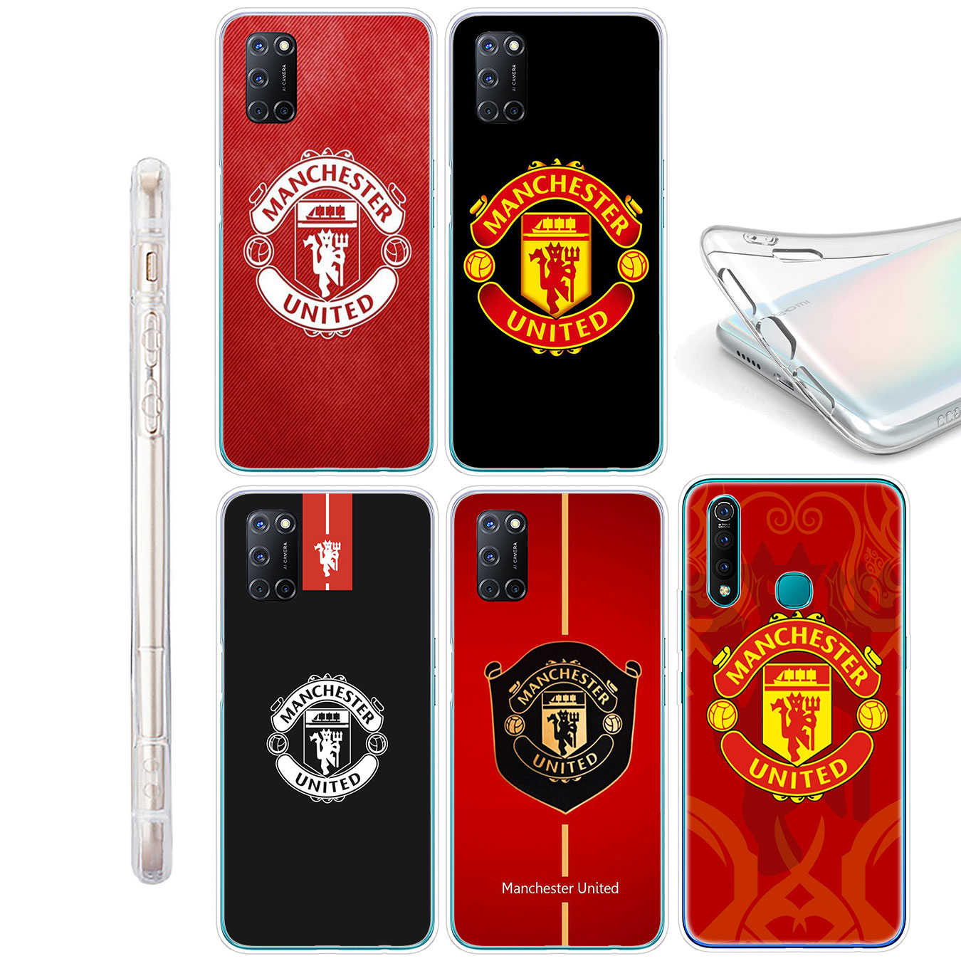 Ốp điện thoại silicon hình Manchester United cho iPhone XR X XS Max 7 8 6 6s Plus + 6Plus 7Plus 8Plus