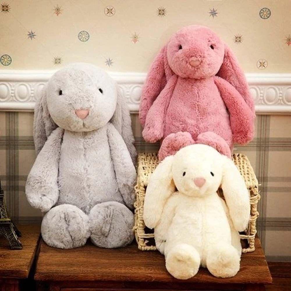 LILYES Thỏ Nhồi Bông Dài 30CM Đáng Yêu Cho Bé