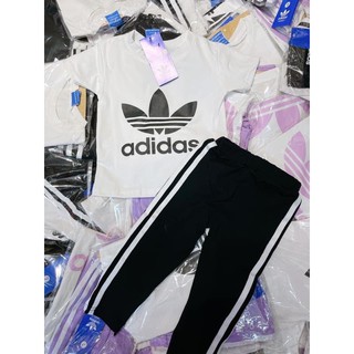 Bộ adidas nữ 2 màu tím đen