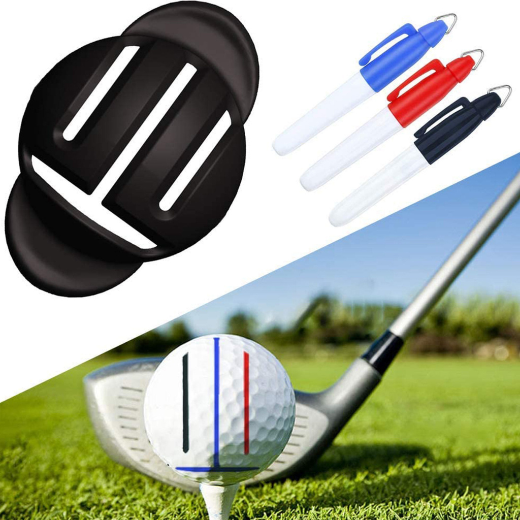 ái Đánh Dấu Đường Thẳng Bóng Golf Marks Template, Mẫu Kẹp Bóng Định Vị Dấu Vẽ Liên Kết Đặt Putt Tuyến Tính-168-DigitalVN