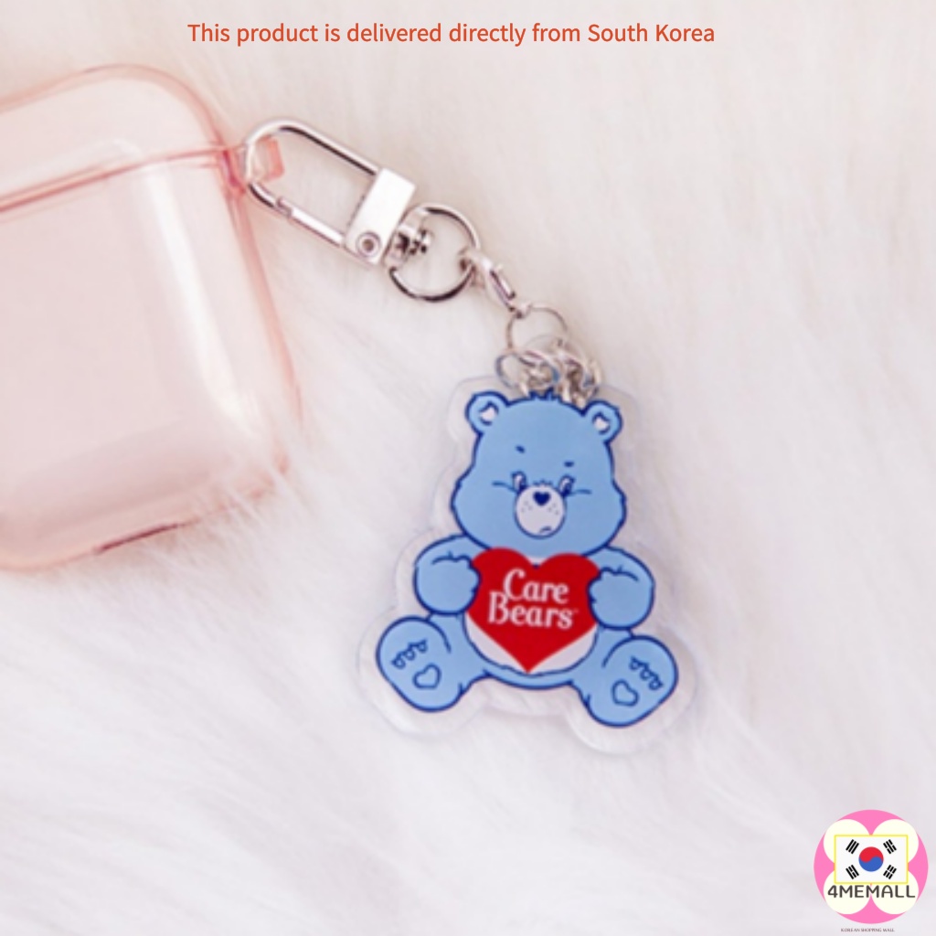 DAISO Korea Móc khóa hình chú gấu chăm sóc đáng yêu cho tai nghe Airpods