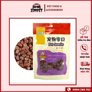 Thức ăn thưởng cho chó vị thịt bò gói 100gr - Đồ ăn vặt cho chó hỗ trợ huấn luyện  - Zimpet
