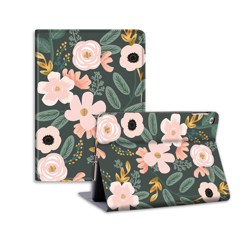 Bao Da Họa Tiết Hoa Xinh Xắn Cho Ipad Air4 Pro11 12.9 (2020) Ipad Gen7 / 8 10.2 Air3 Pro 10.5 Air1 / 2 | BigBuy360 - bigbuy360.vn