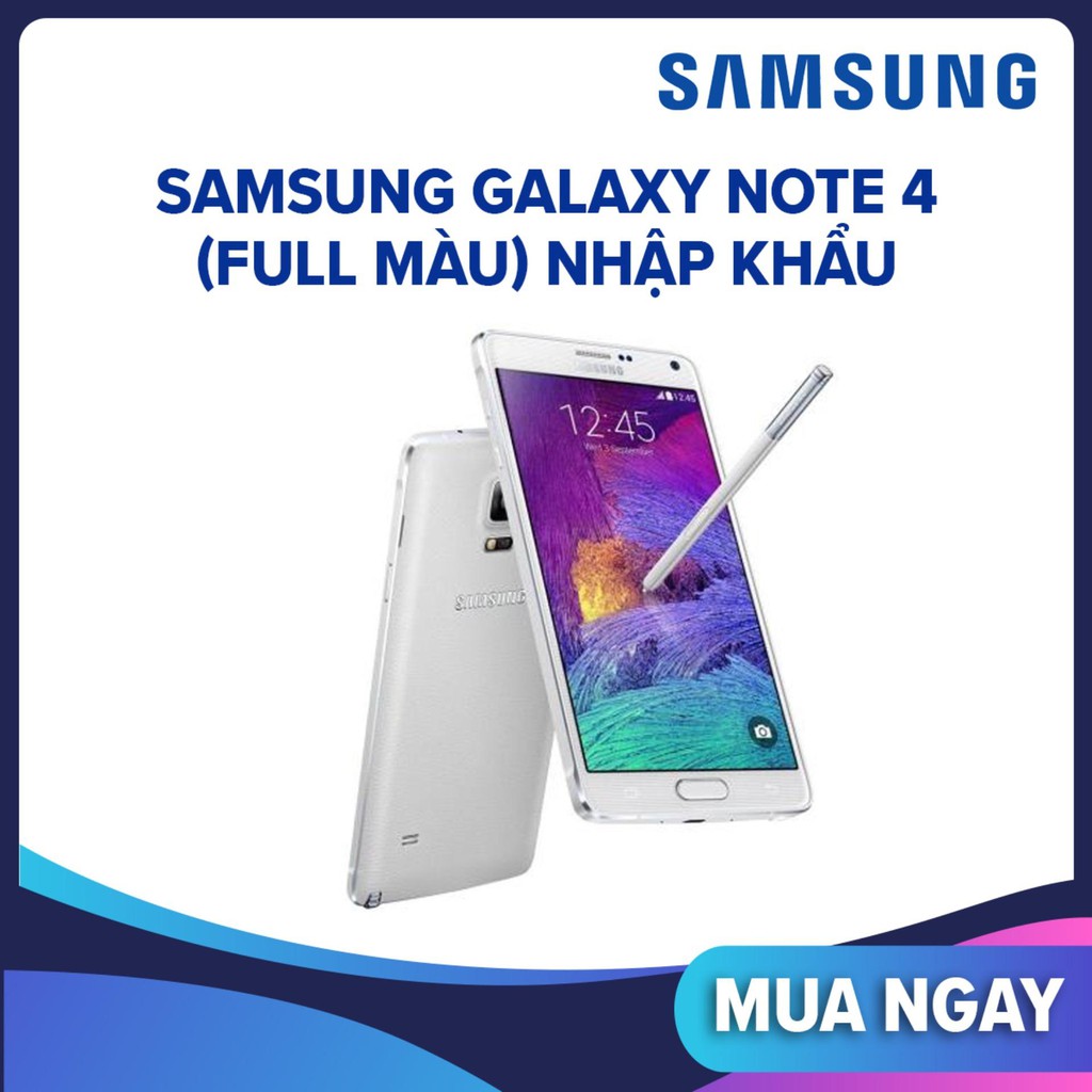 ĐIÊN THOẠI  Samsung Galaxy Note 4 1sim Chính hãng ram 3G bộ nhớ 32G mới, Chơi Game nặng mướt