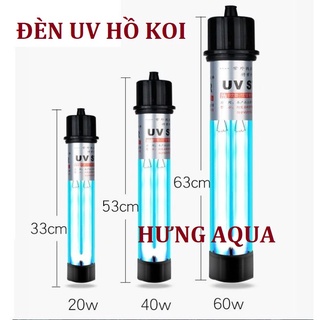 Đèn UV, đèn UV diệt rêu tảo, diệt khuẩn bể cá, hồ Koi, hồ thủy sinh Sterilization King cho hồ trên 1000L (hàng công ty)