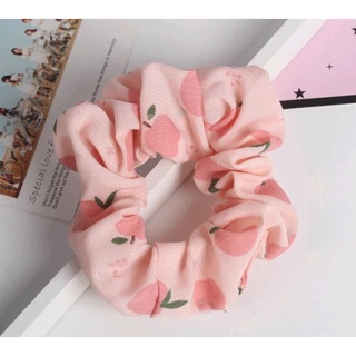 Dây buộc tóc, cột tóc scrunchies hoa quả dễ thương