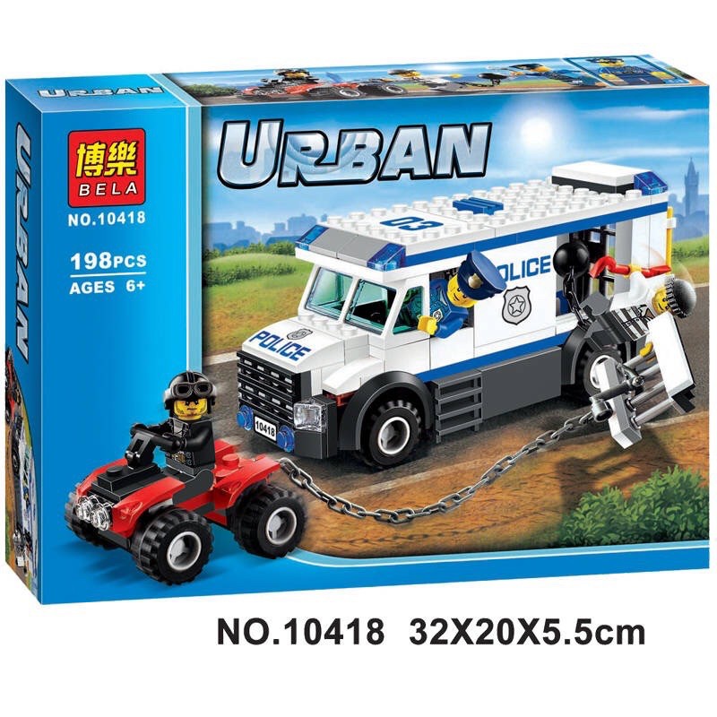 Lego urban 10418 - police bắt cướp