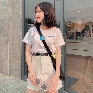 Áo CROPTOP cài cúc thêu ngực Mysiter