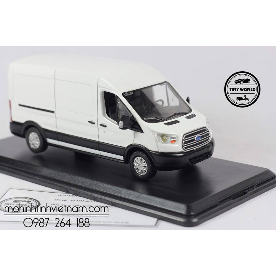 MÔ HÌNH Ô TÔ FORD TRANSIT 2015 (TRẮNG) 1:43 GREENLIGHT