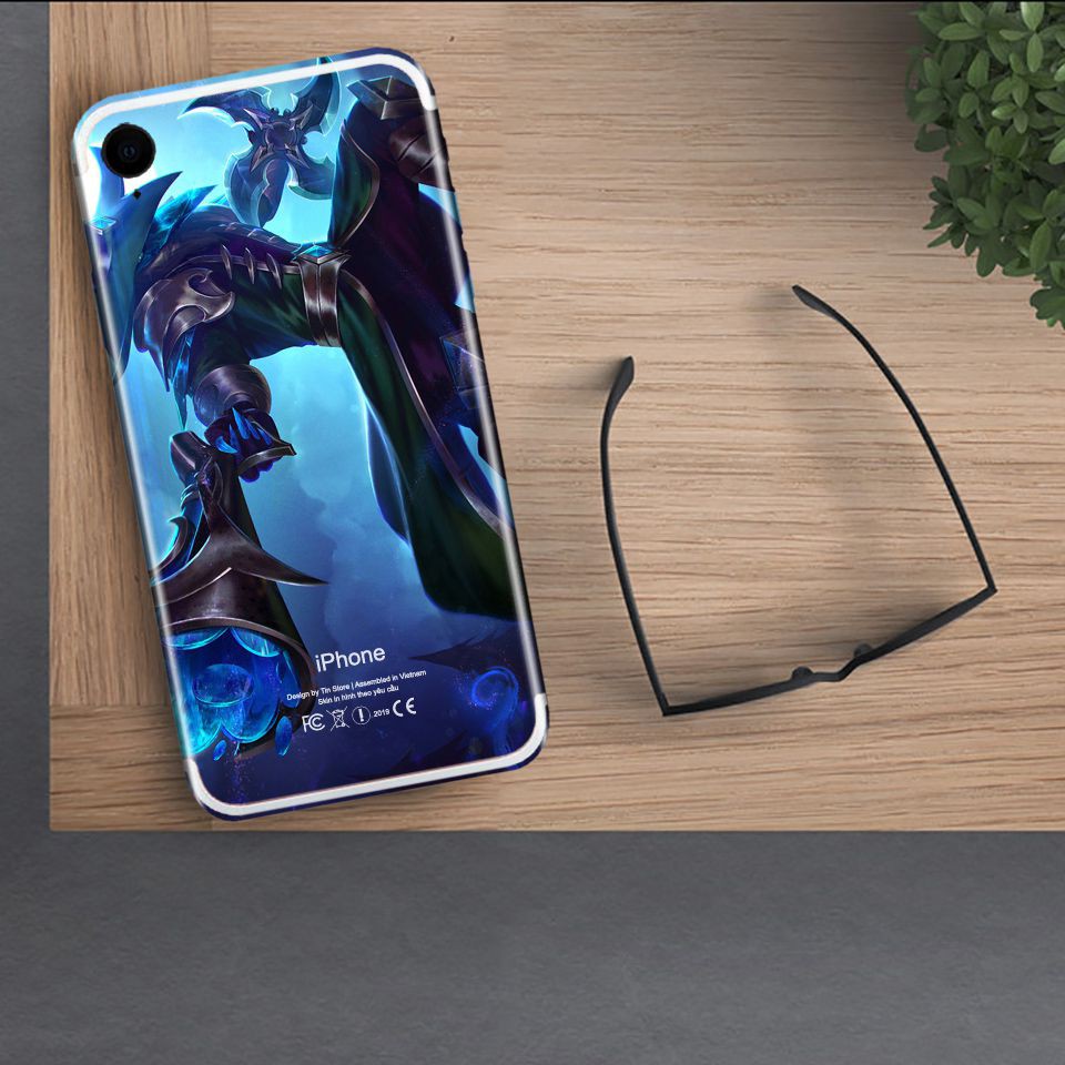 Miếng dán skin hình Liên Quân (Mã: Valhein (Mã: LQM020) cho iPhone 5/6/6Plus/7/7Plus/X/XS max/11/11 Pro/11Pro max 