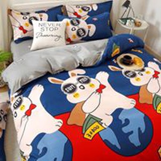 Bộ cotton poly nhập khẩu chó vui vẻ