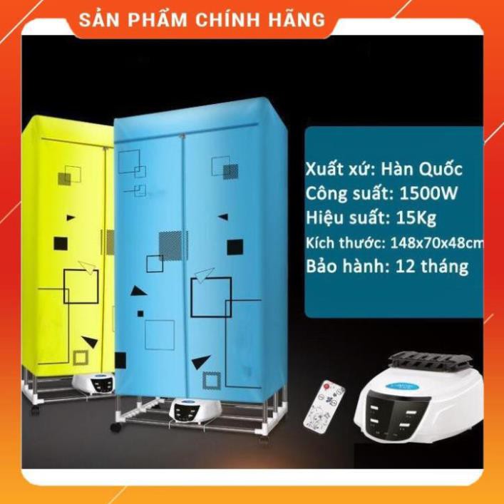 [FreeShip] TỦ SẤY QUẦN ÁO ĐIỆN TỬ CÓ ĐIỀU KHIỂN ( TỔNG KHO GIA DỤNG GIÁ RẺ ) Huy Anh