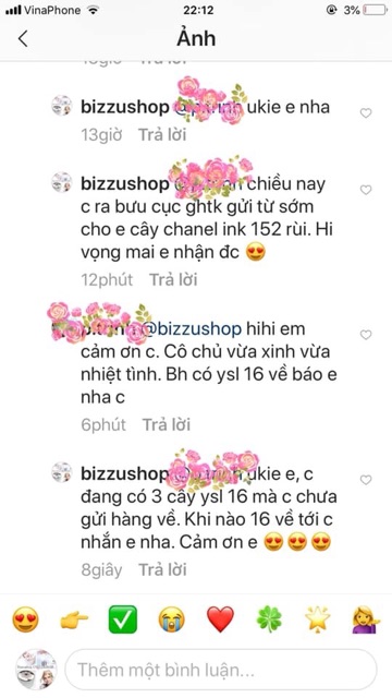 Son kem lì YSL Tatouage 16 , 22 Fullbox