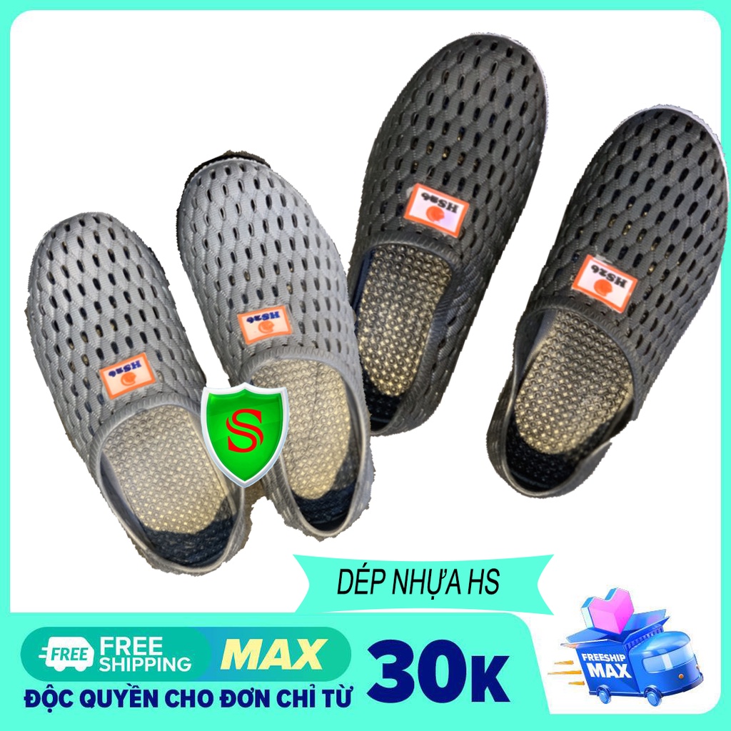 - Dép nhựa cao su siêu dẻo - Dép Lỗ - Giày Phòng Sạch Bảo Hộ Lao Động -D ép đi mưa (Dép nhựa Nam - Nữ)