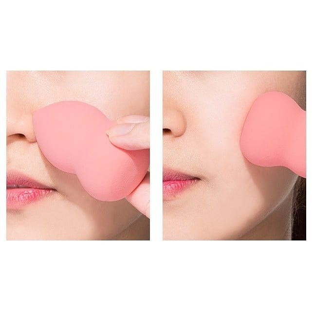 Combo 2 Mút trang điểm hồ lô kèm giá đỡ kute