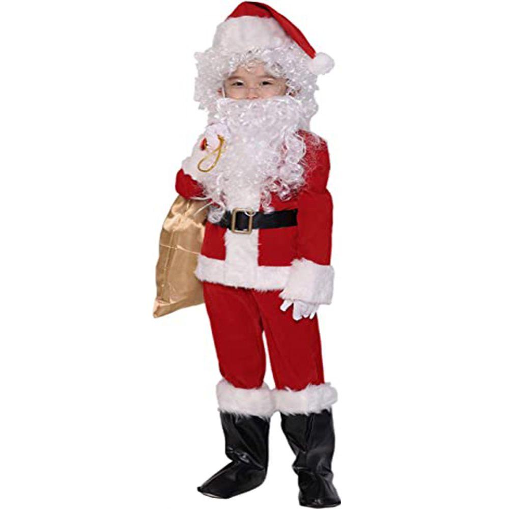 MOCHO Bộ Râu Giả Màu Trắng Hóa Trang Ông Già Noel Vui Nhộn
