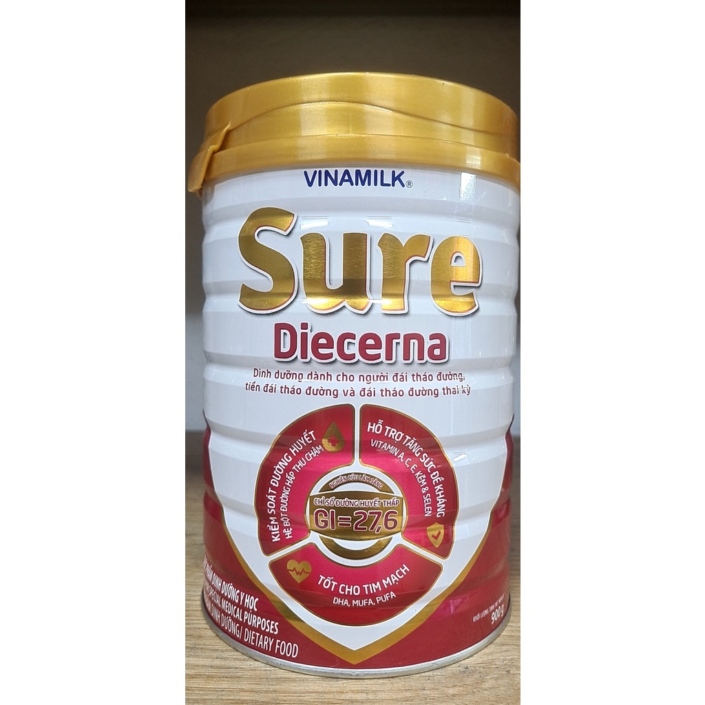 Sữa bột Sure Diecerna 900g - HSD luôn mới