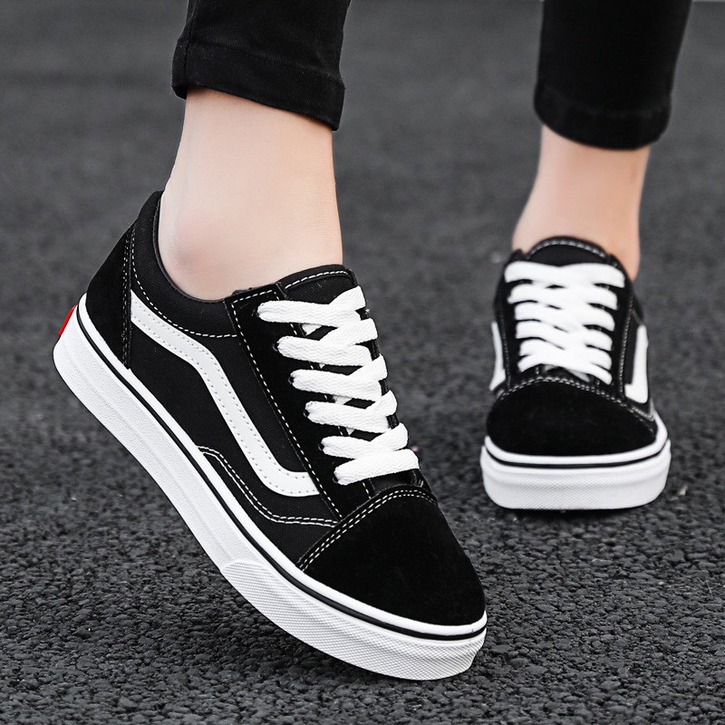 Giày Sneaker Vans Old Skool Đen Full Size Nam Nữ