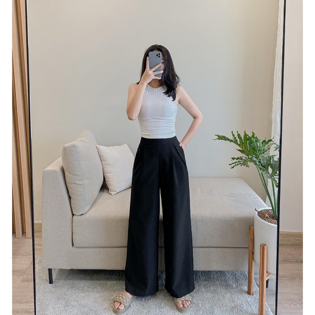 Quần đũi GU chun sauHOT TREND 2021Quần ống rộng đũi cao cấp siêu Hot phù hợp mọi lứa tuổi