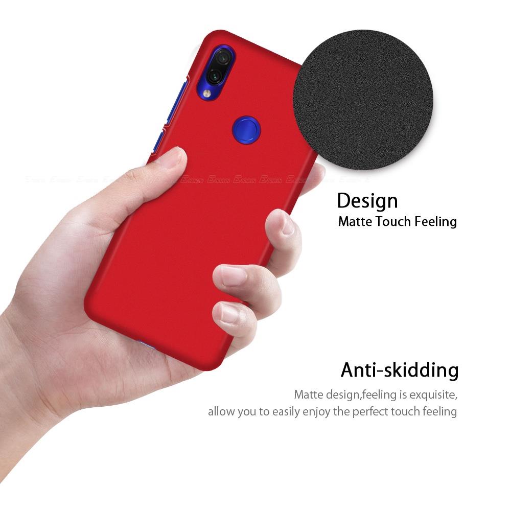 Ốp Điện Thoại Nhựa PC Cứng Siêu Mỏng Mặt Nhám Cho Xiaomi Redmi Note 8 8T 7 6 Pro