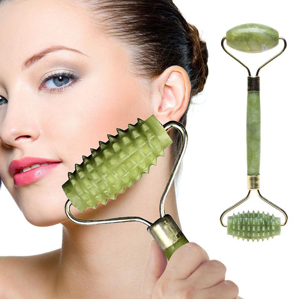 Thanh Lăn Massage Hai Đầu Giúp Thư Giãn Và Nâng Cơ Mặt Chống Nếp Nhăn