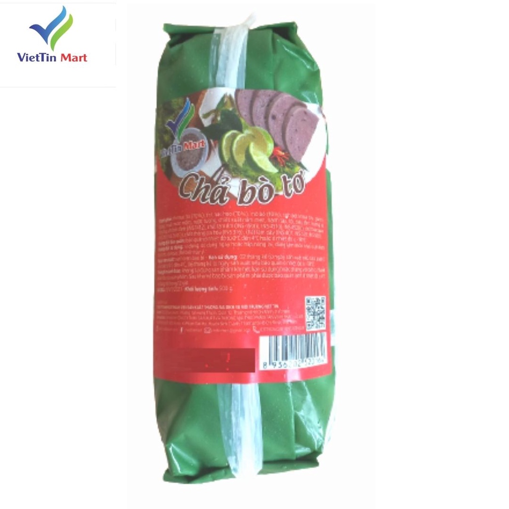 Chả Bò Tơ Viettin Mart 500G