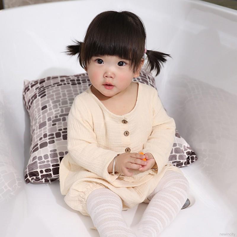 Áo thun dài tay kiểu dáng công chúa cho bé gái ( 0-3 tuổi )