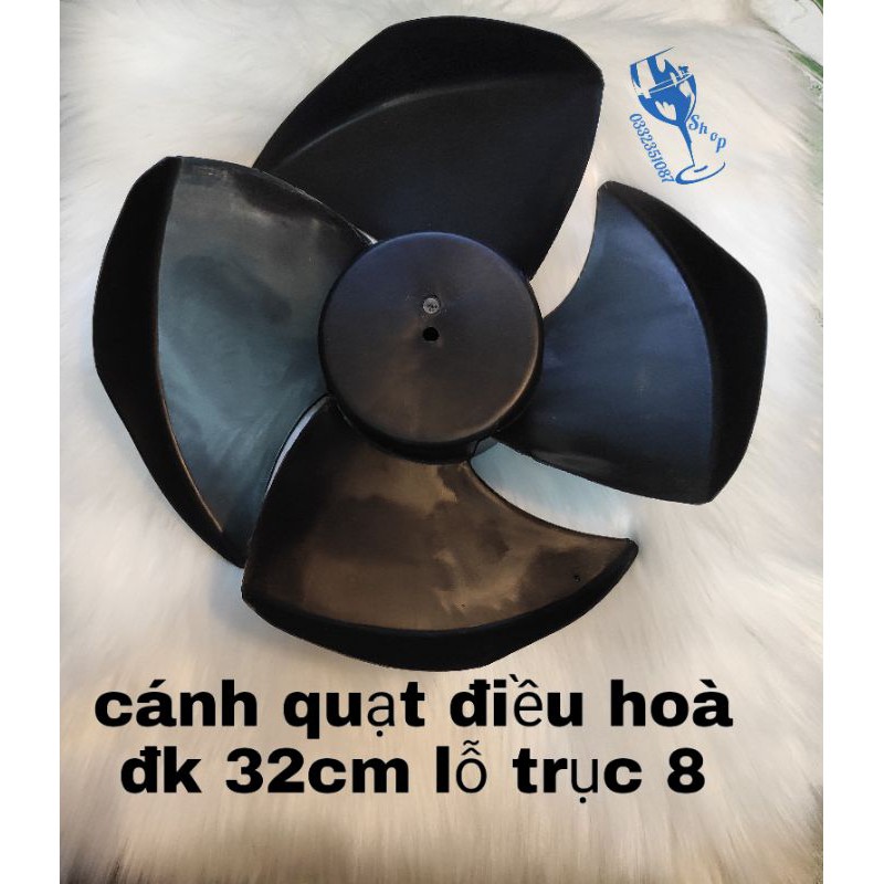 Cánh quạt điều hoà , quạt hơi nước đường kính 32cm lỗ trục 8mm