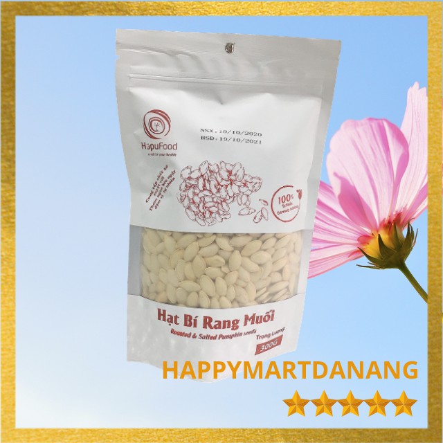 Hạt bí rang muối 300g – Hapufood Thơm Ngon