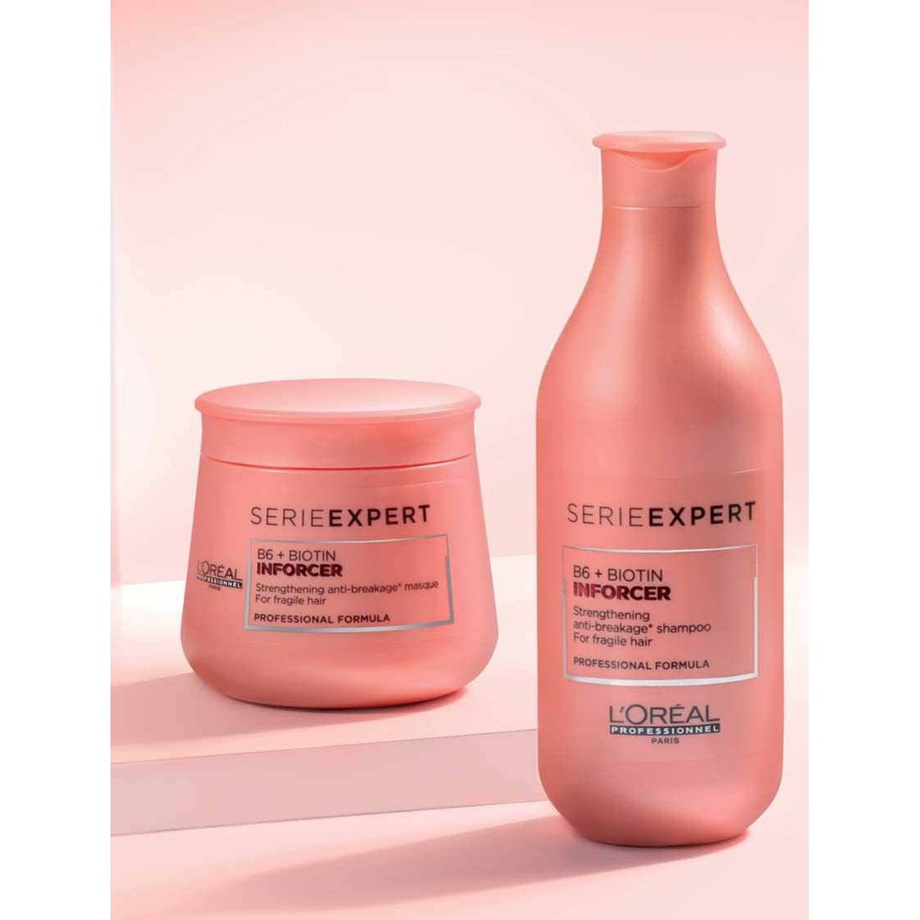(Chính Hãng Giá Sỉ) CẶP GỘI HẤP LOREAL PROFESSIONEL INFORCER 300ML X 250ML