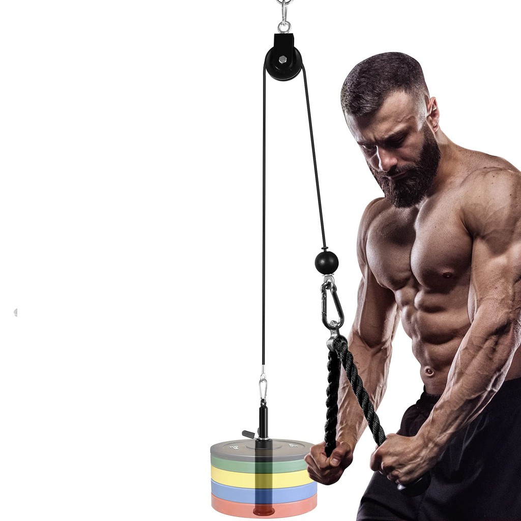 Bộ Dây Cáp Ròng Rọc Tập Gym Tại Nhà Tiện Lợi Valeo